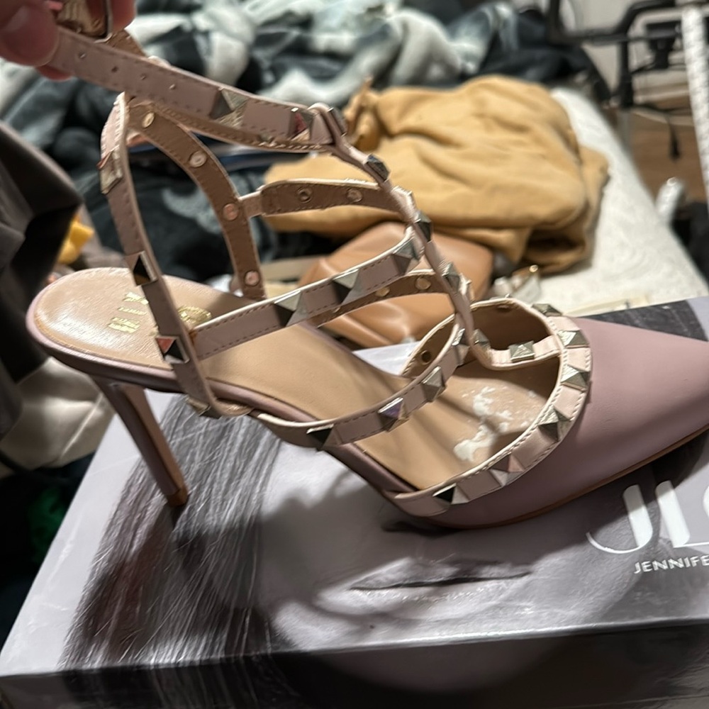 Mix no.6 heels in lavender color